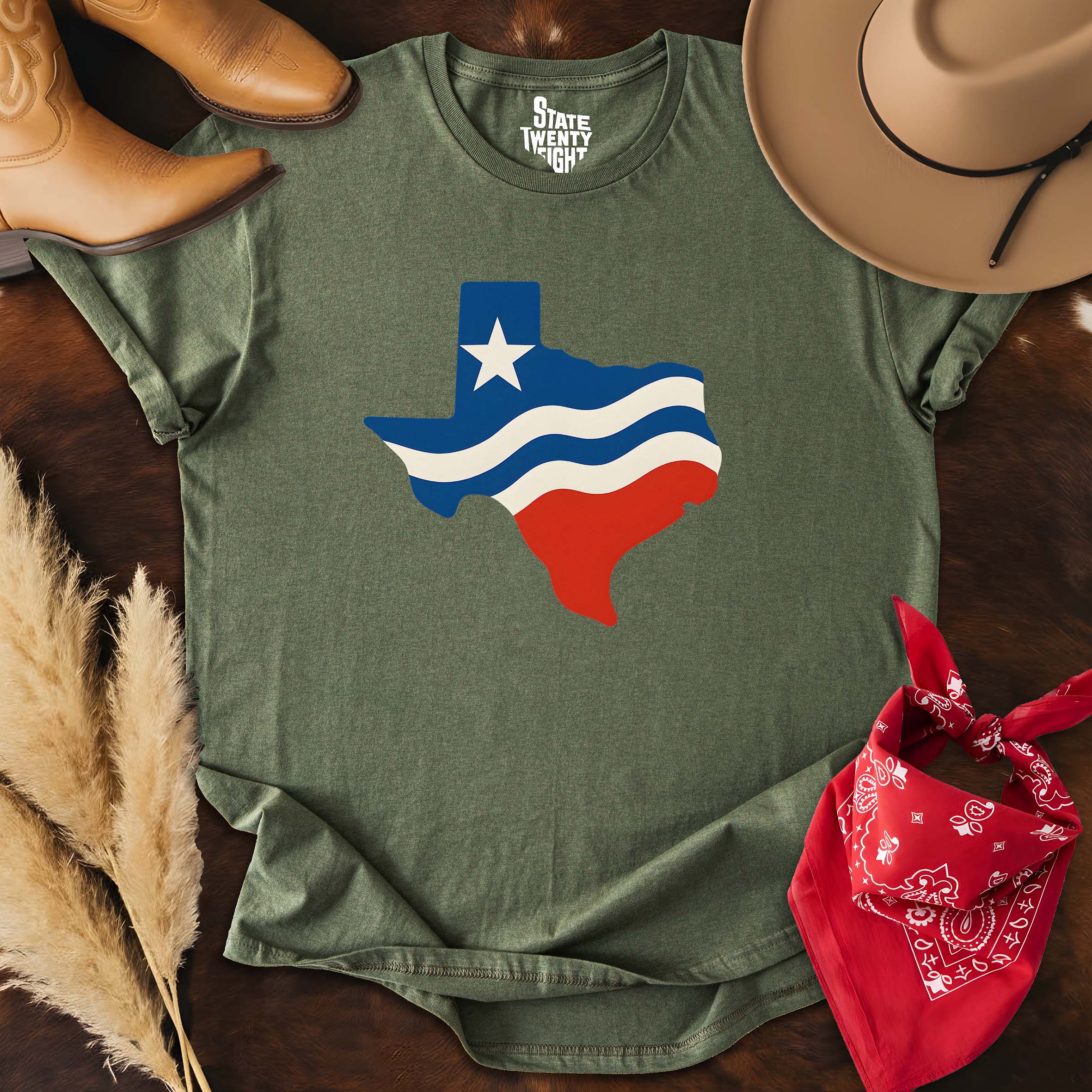 Red, White & Texan  T-shirt