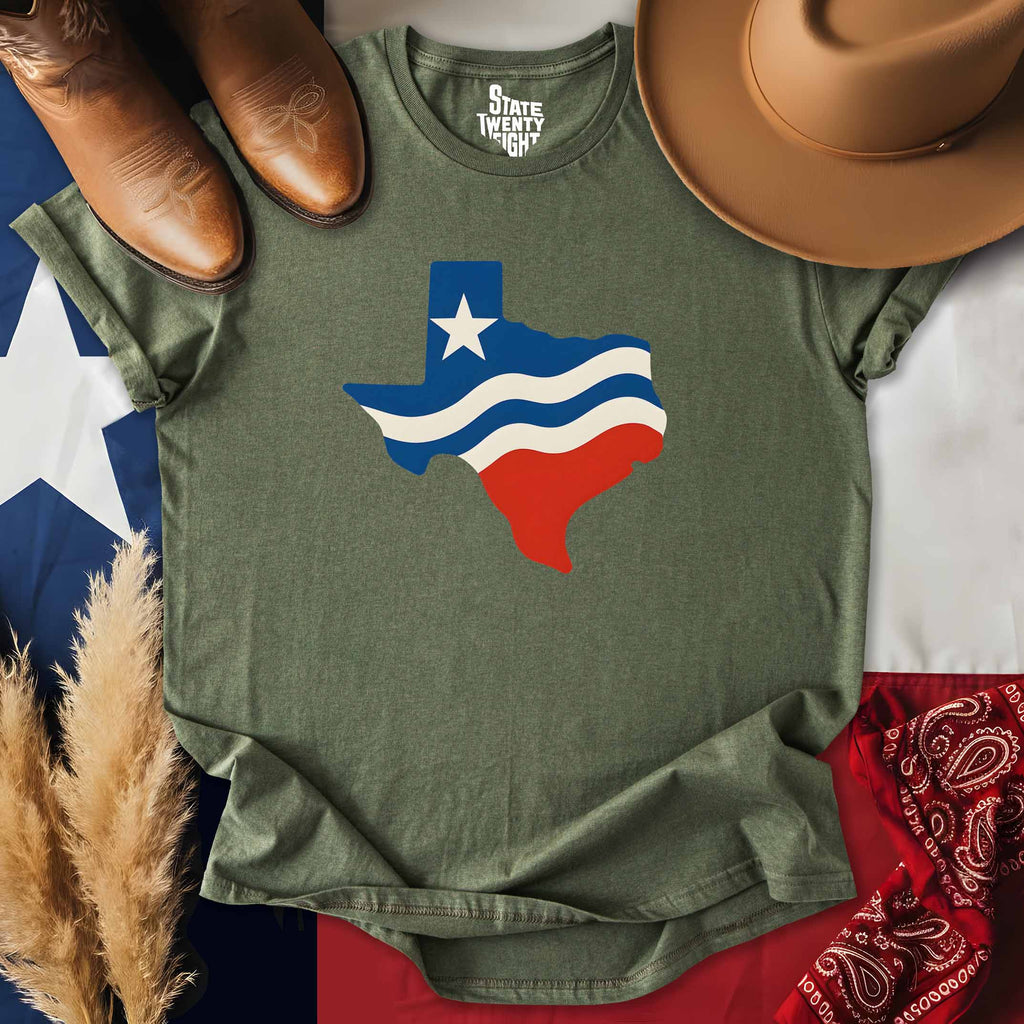 Red, White & Texan  T-shirt