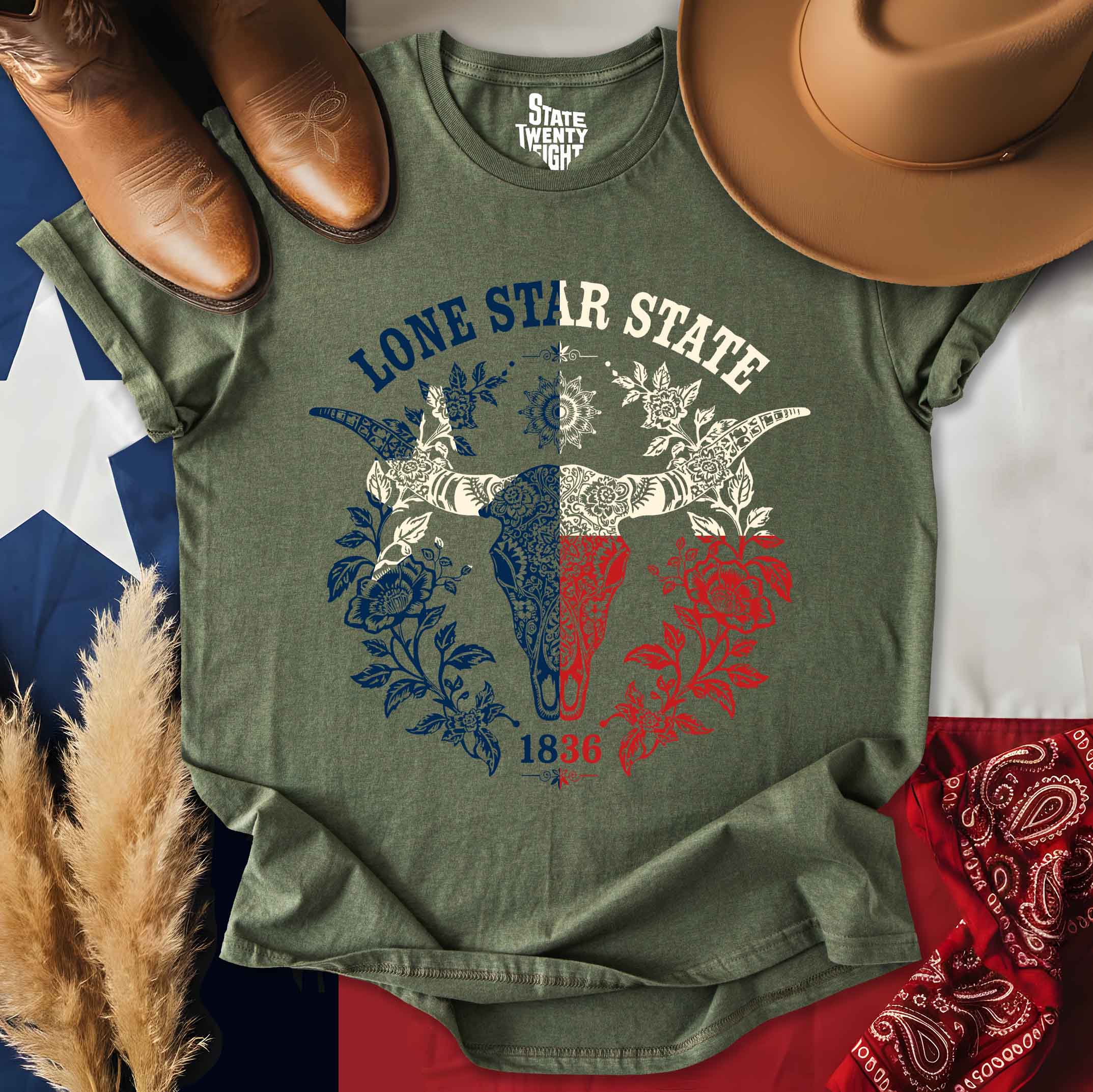 Longhorn Flag T-shirt