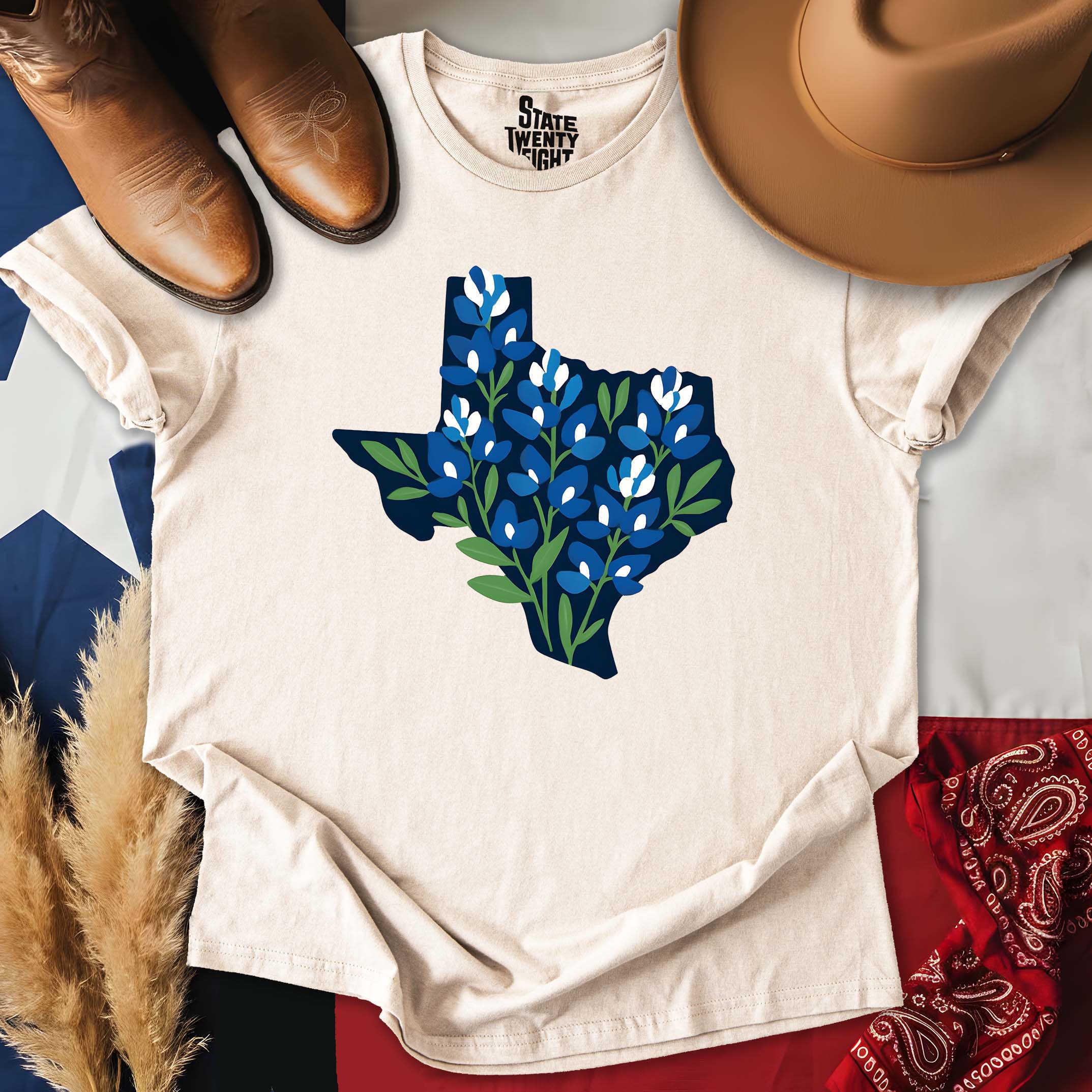 Lone Star Blooms  T-shirt